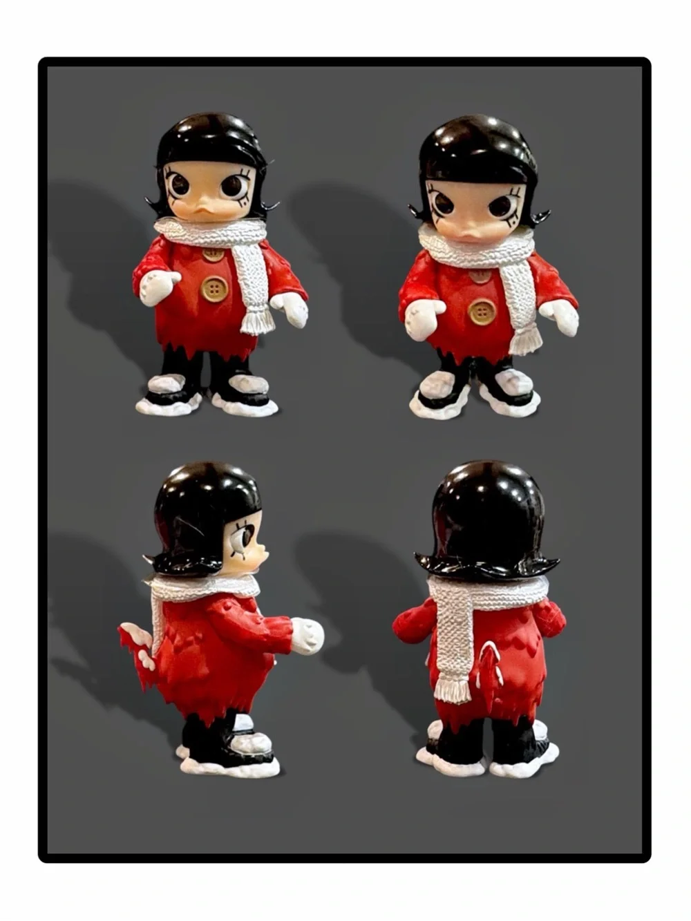 POP MART × INSTINCTOY Erosion Molly Costume Series Figure Snowy Molly